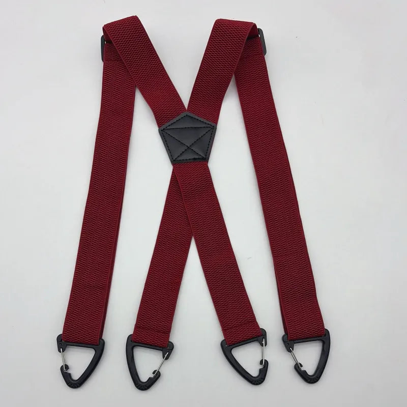 🔥⏰Men's X-Back Suspenders with Hook Clips