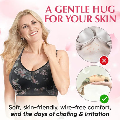 🔥Cooling Comfort Bra Made From Ice Silk And Lace👍