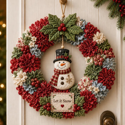 Free Shipping🎉49%OFF🎄 3D Fabric Poke Wreath DIY Kit