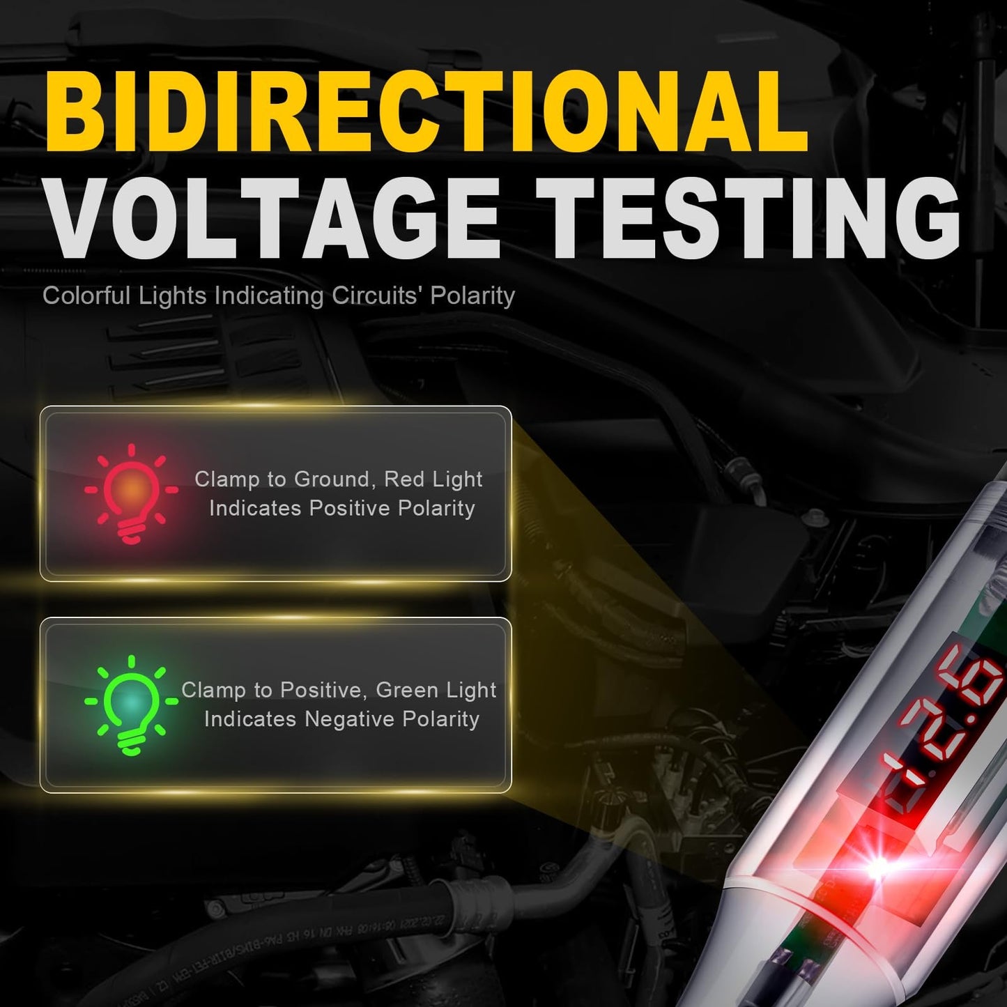 ✨Heavy Duty 5-90V Digital LED Circuit Tester