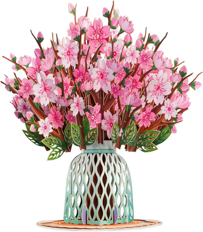 💐 3D Pop-Up Flower Bouquet Card – A Gift That Blooms