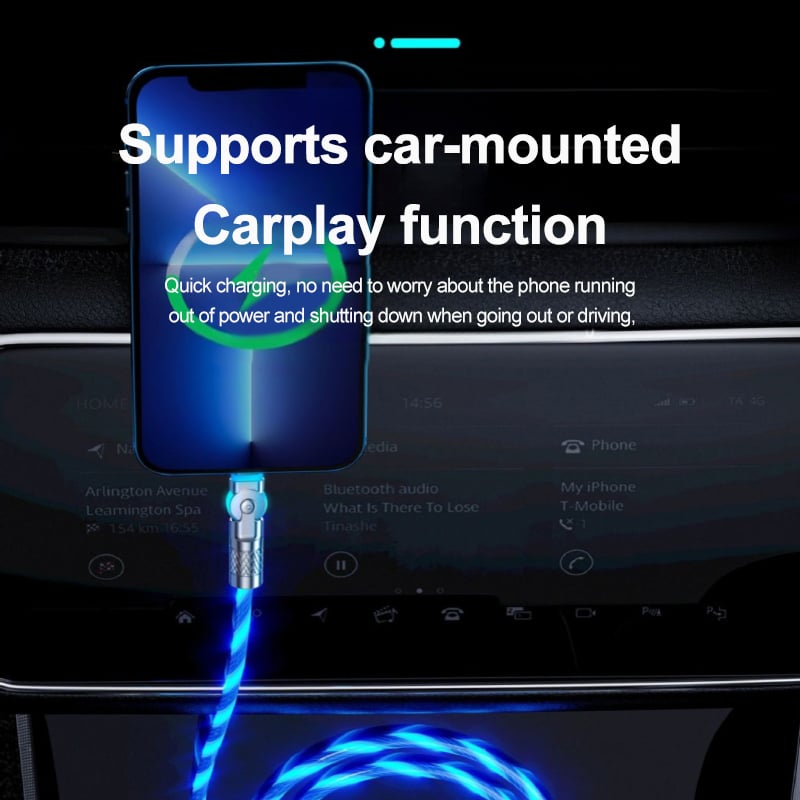 ⚡180° Rotating Streamer Data Cable