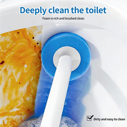 🚽 Disposable Toilet Brush System with Replaceable Cleaning Refills ✨