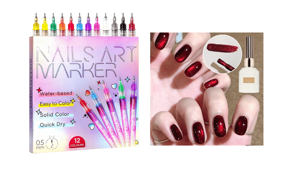 🎅🌟CHRISTMAS SPECIAL DISCOUNT:$16.99⏳12 Colors Nail Art Pens Set🎨💅