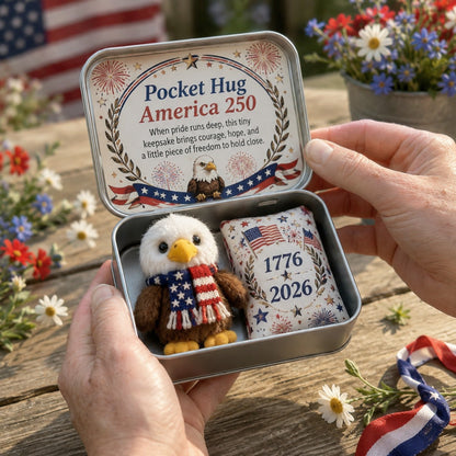 Pocket Hug Plush Keepsake Tin – Mini Comfort Gift