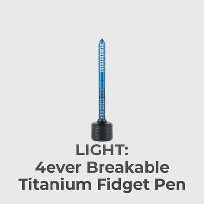 LIGHT: Forever Bendable Titanium Pen, Flexible Portable Metal Pen