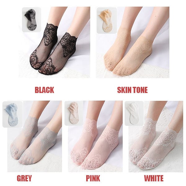 💋 Ladies Fashion Lace Socks🥳