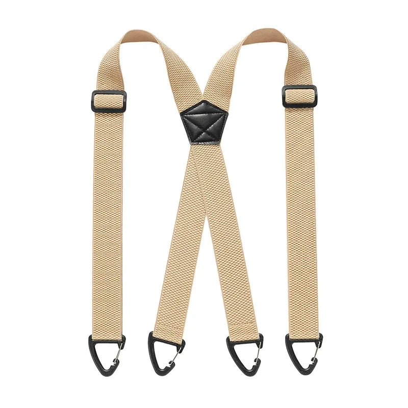 🔥⏰Men's X-Back Suspenders with Hook Clips