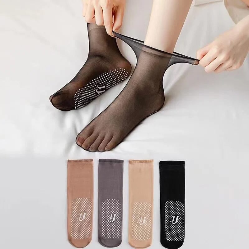 🔥🔥Invisible, Slip-resistant Crystal Silk Socks