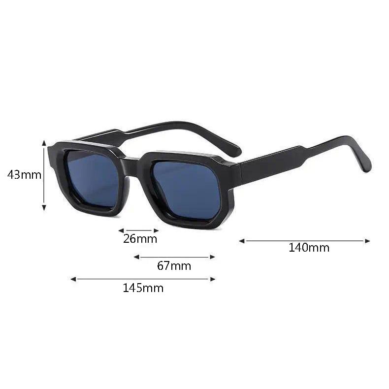 📢📢Buy More Save More!!⏰🕶️🔆Vintage Rectangle Frame Sunglasses for Men & Women with UV400 Protection