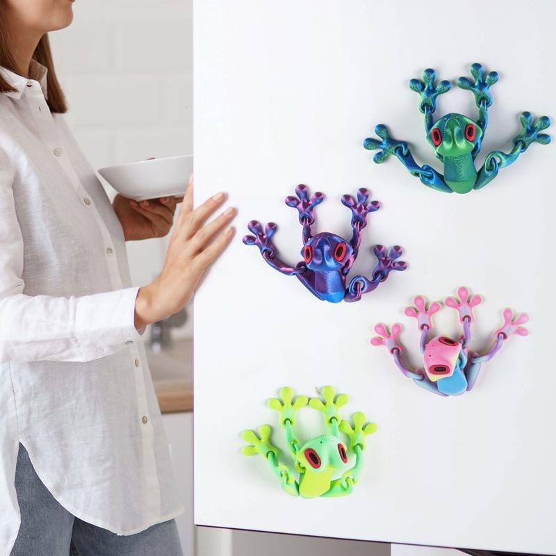🐸 Movable magnetic frog refrigerator magnet