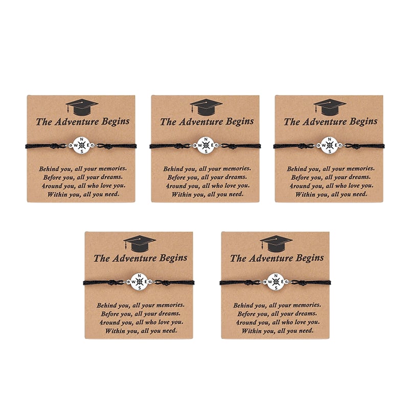 🎓 2026 Graduation Compass Bracelet – Perfect Gift for Graduates