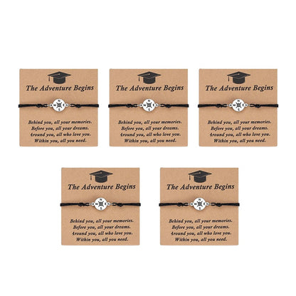 🎓 2026 Graduation Compass Bracelet – Perfect Gift for Graduates