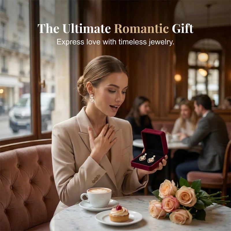 💎 LIMITED-TIME BUY 1 GET 1 FREE! ✨ Women’s Sparkling Double Heart Drop Earrings – Dazzling, Lightweight, Romantic ❤️