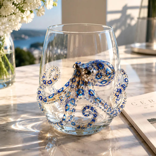 🌊 Ocean Animal Artisan Glassware Collection for Fresher Sips, Coastal Elegance & Elevated Home Bar Vibes