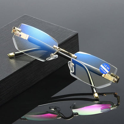 New Sapphire high hardness anti blue light  reading glasses