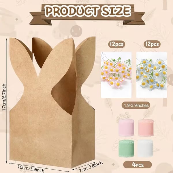 🐰Boho Bow Goodie Bags for Egg Hunts, Classroom Treats & Thoughtful Spring Surprises  🔥🔥 Buy 2, Get 10% Off