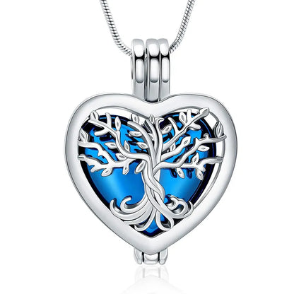 🌳❤️Heart Tree of Life Cremation Memorial Pendant | symbolizing the eternal continuity of life and love.