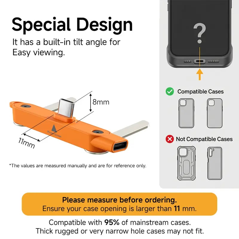 📢📢68% OFF!!⏰🔥🔥240W SuperCharge 360° Rotating Invisible Stand Detachable 2-in-1 Charging Cable