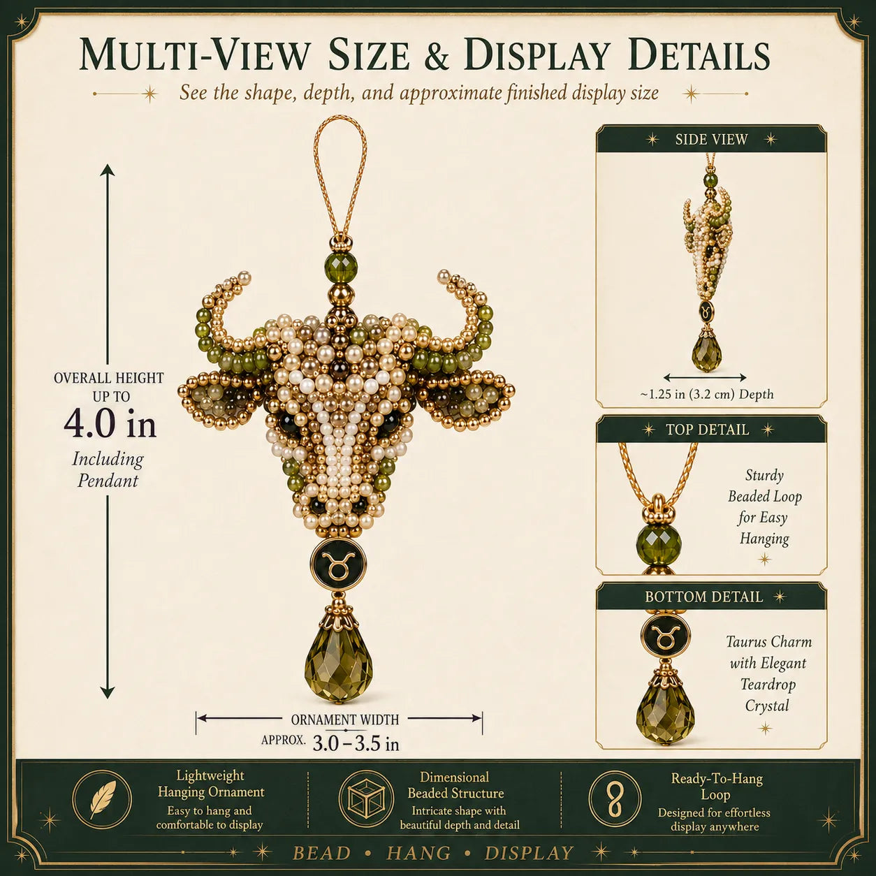✨ Zodiac Blessing Beaded Ornament DIY Kit