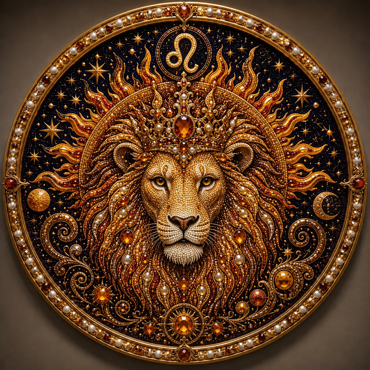 🔥 12 Zodiac Signs Pearl Art Kit ♈🌙