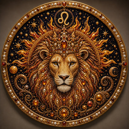 🔥 12 Zodiac Signs Pearl Art Kit ♈🌙
