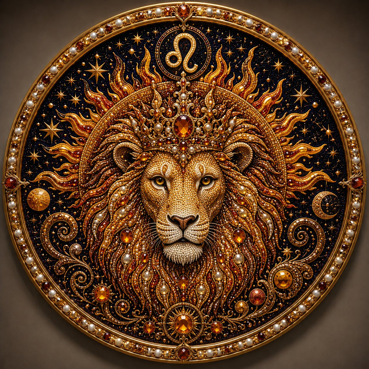 🔥49% OFF – ✨ Premium 3D Pearl 12 Zodiac Signs Art Kit | Luxury Flocked Canvas with Scratch-Resistant Non-Fading Pearl Beads DIY Handmade Astrology Decor ♈🌙💎