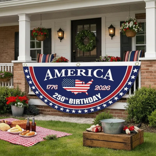 🎇 250th Anniversary USA Fan Flag 🇺🇸 | ✨Buy 1 Get 1 Free