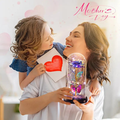 🌹Eternal Butterfly Rose Glass Dome Display with LED Light🥳Buy 2 Get 10% Off