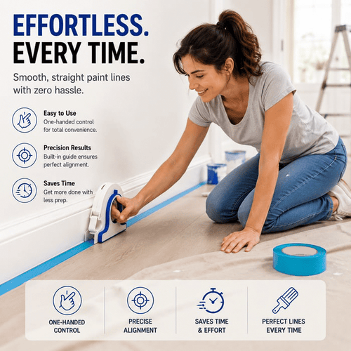 🏠High-efficiency Painter Masking Tape Applicator