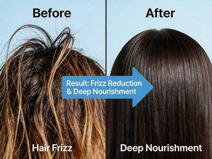 🔥Ultra Smoothing Hair Serum – Reduce Frizz & Deep Hydration🥳 Buy 2 Get 1 Free