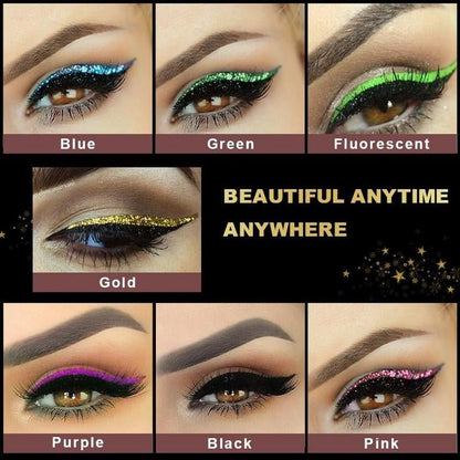 💖REUSABLE SELF-ADHESIVE EYELINER & GLITTER EYELASH STICKERS💖