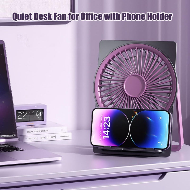 🌬️📱 2-in-1 Fan Phone Holder – Stay Cool & Hands-Free Anywhere! ❄️✨