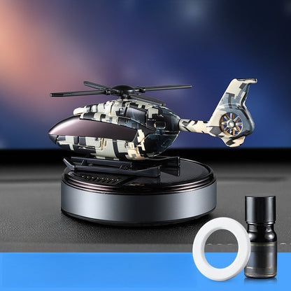 🚗 Solar Rotating Helicopter Car Diffuser – Automatic Spin & Long-Lasting Freshness ✨