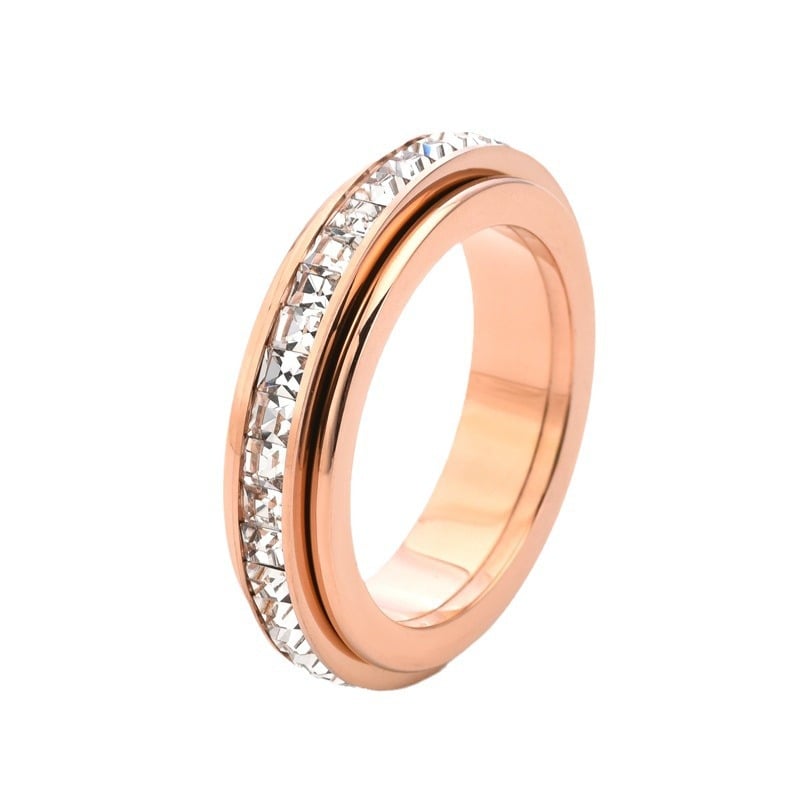 ✨Buy One Get One Free🎁 Spinning Anxiety Relief Ring, Lucky Vow Waterproof Jewelry