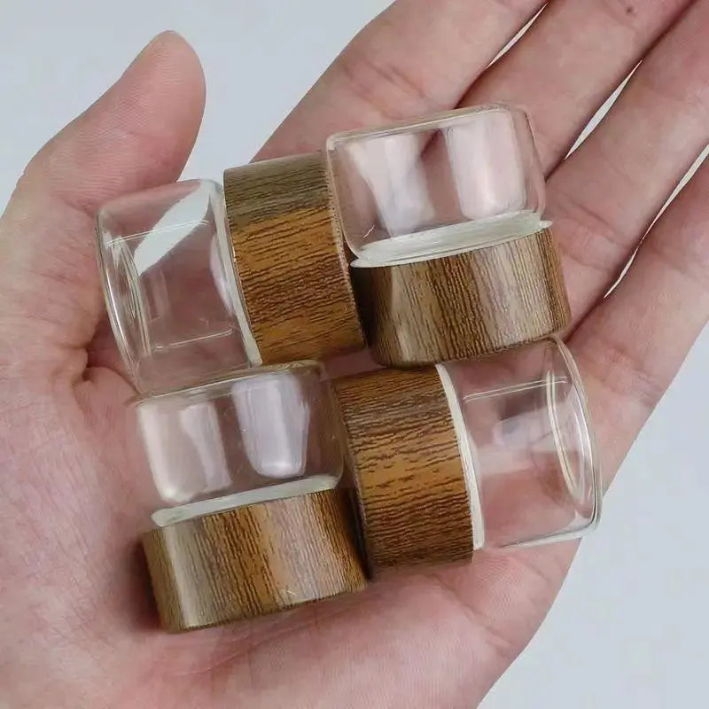 🌿 Portable Mini Glass Storage Jars