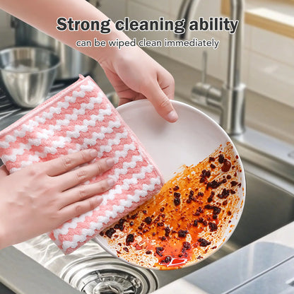 Assorted Microfiber Cleaning Cloths 【10 Counts】