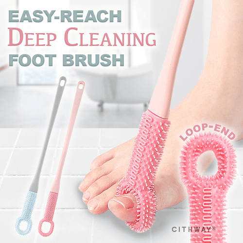 💦 Easy-Reach Deep Cleaning Foot Brush 🦶