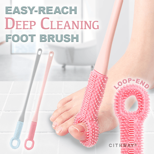💦 Easy-Reach Deep Cleaning Foot Brush 🦶