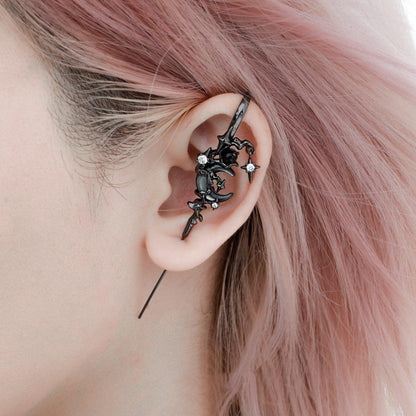 😍😍😍MYTH OF THE MOON Ear Hook Needle Piercing Earring 🔥🔥🔥Buy 2 Get 10% Off