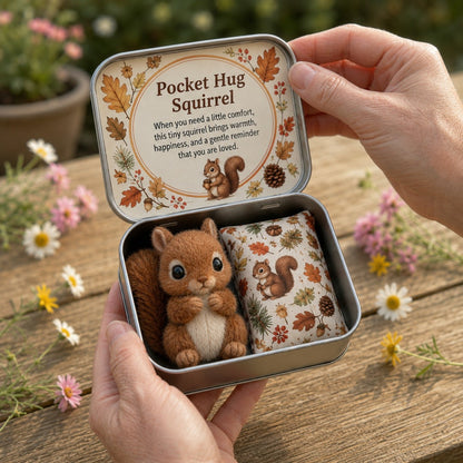Pocket Hug Plush Keepsake Tin – Mini Comfort Gift