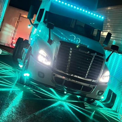 LED Watermelon Light Indicator Side Marker Signal Light Suitable For All Trucks, Trailers, Construction Vehicles, Pickup Trucks, Off-Road Vehicles, Etc.