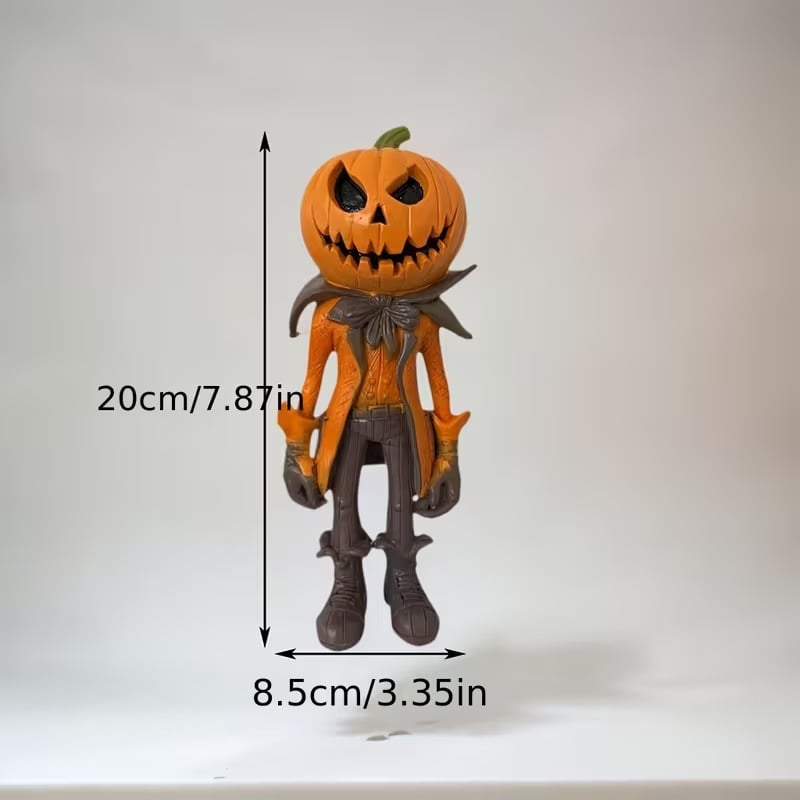 🎁🎉 50% OFF This Week! 🌟👻 Halloween Pumpkin Man Figurine 🎃