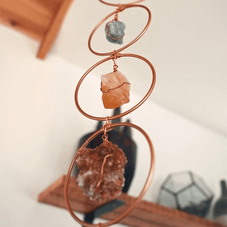 🔥Raw Crystal 7 Chakra Gemstone Wall Decor🥳Buy 2 Get 10% Off