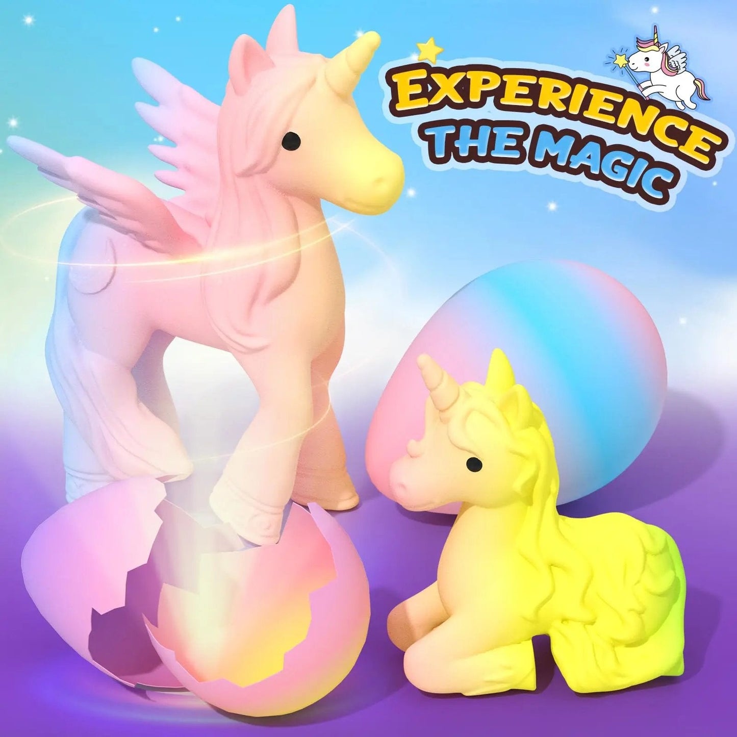 🦄 Magical Hatching Unicorn Eggs (6-Pack)