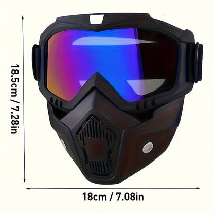 🛡️ Buy 2 Get 1 FREE – Full-Face Safety Goggles with Wide Vision Protection