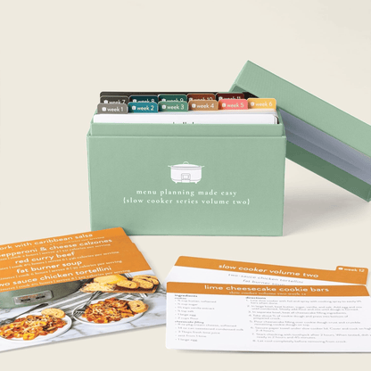 🍽️ Meal Planning Kit with 72 Photo Recipe Cards(Without a gift or present.)