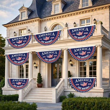 🎇 250th Anniversary USA Fan Flag 🇺🇸 | ✨Buy 1 Get 1 Free