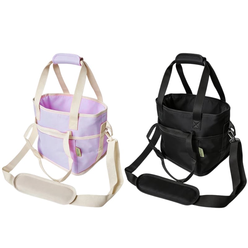 Family Size 4-Compartment Drink Carrier Bag for Coffee Cups & Tumblers
