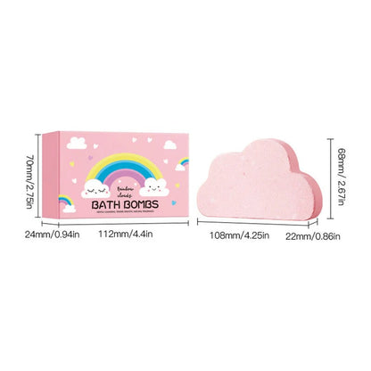 🎉 Rainbow Cloud Bath Bomb